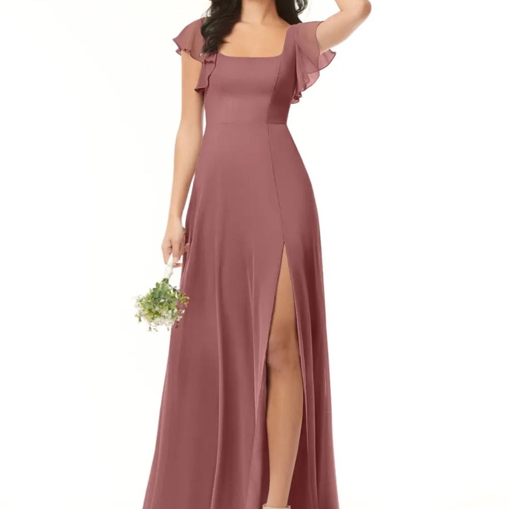 Azazie Dress Dusty Rose A6